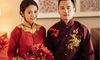 红色婚礼图片新娘无与伦比的红色婚纱齐全的作品