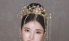 婚礼头饰和发型图片中国新娘的整洁簿