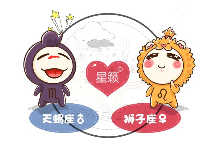 天蝎座和狮子座