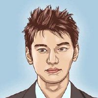 男人富有的手势来解决财富财富