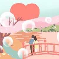 2022年情人节桌子白人爱是最温暖的心，一个词，美丽