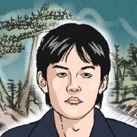 男人的嘴巴热情地分析