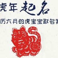 农历六月的虎宝宝取名赏析